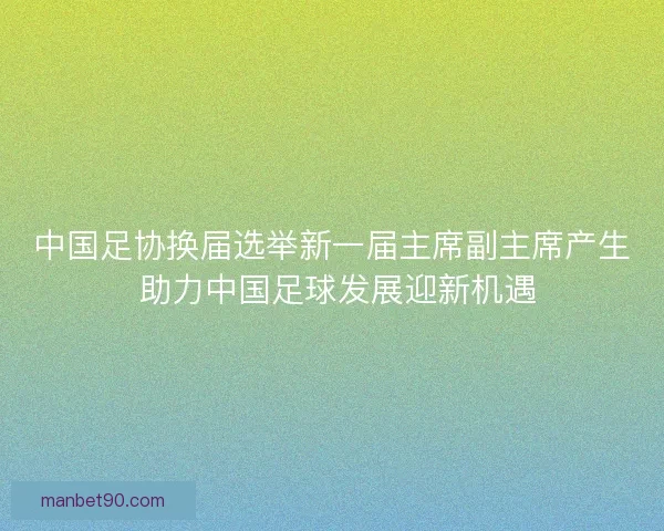 中国足协换届选举新一届主席副主席产生 助力中国足球发展迎新机遇